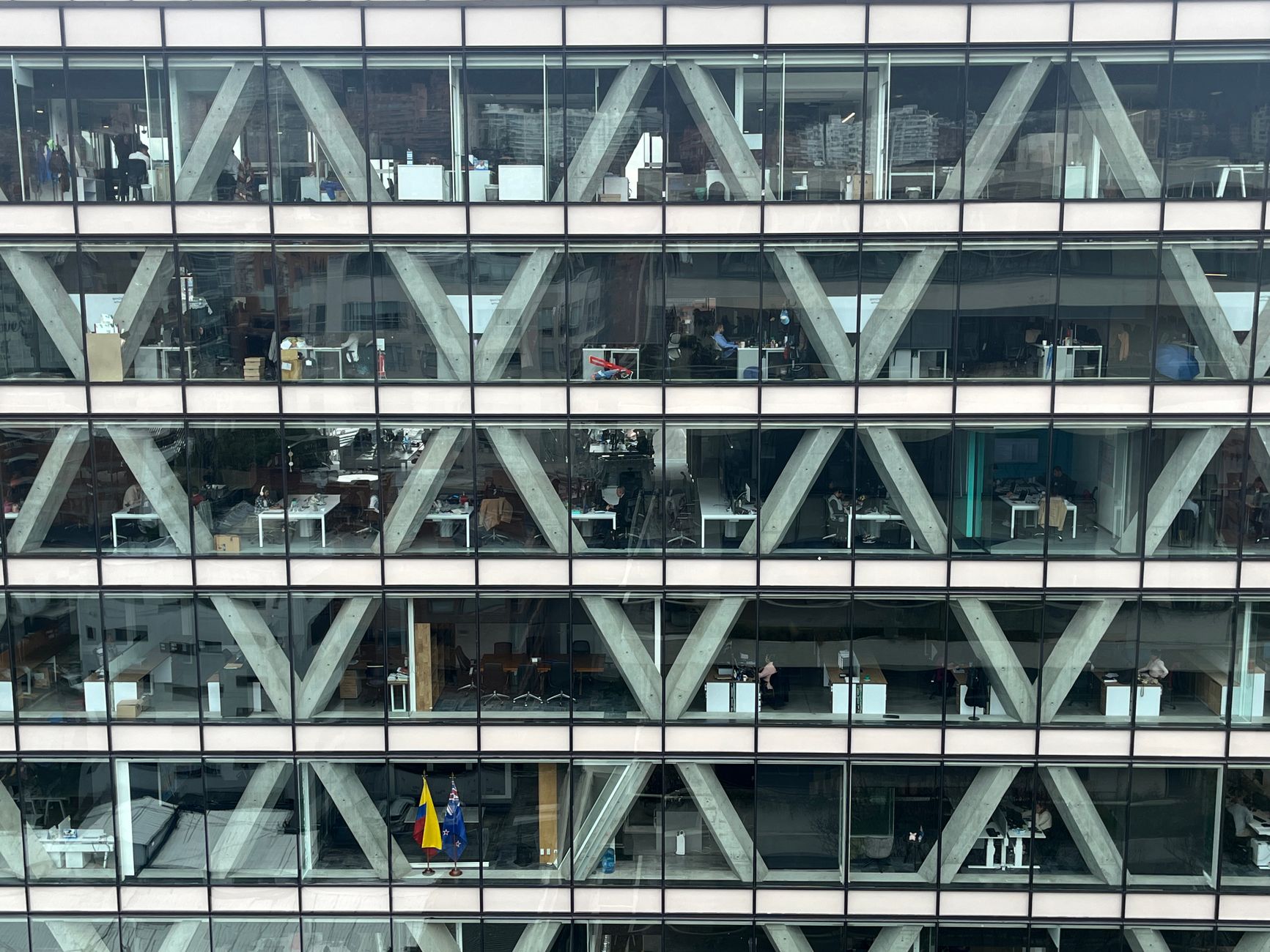 People working in an office